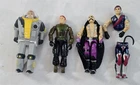 J-223 VINTAGE 1980'S HASBRO GI JOE FIGURES DR MINDBENDER THUNDER DEEP SIX ETC