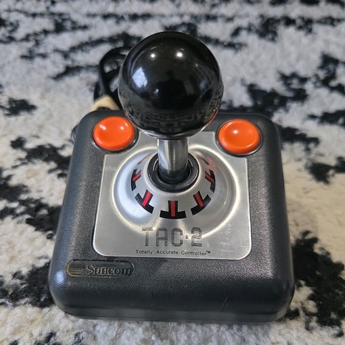 Suncom TAC-2 Wired Joystick Controller for Atari 2600 and C64 - Tested Working