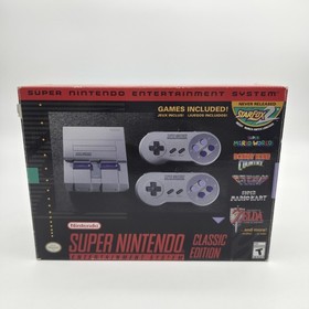 Nintendo Super NES Classic Edition SNES Mini CLV-201 + Extenders Tested