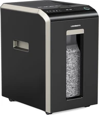 Locksworth-200-sheet Micro-Cut Paper Shredder P-5 High Security Shredders 8.5gal