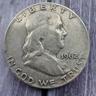 1962 D BEN FRANKLIN HALF DOLLAR 90% SILVER