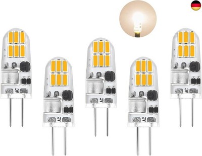 G4 LED Lampen 12V AC/DC Naturweiß 4000K, 1.5W Ersetzt 15W Halogenlampen, 160LM 