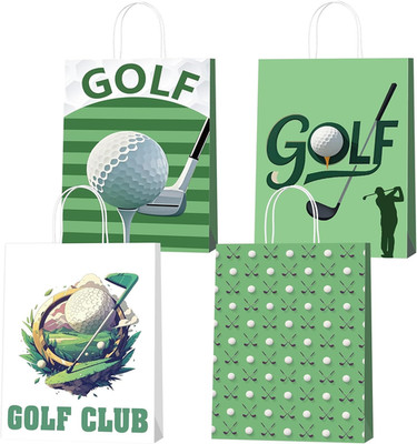 24 Pcs Golf Party Favor Bags - 8.3x5.9x3.1 In Golf Gift Bags with Handles for Me