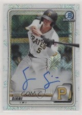 2020 Bowman Mega Box Chrome Mojo Auto Sammy Siani #BMA-SS Auto ng3