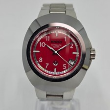 VG RADO DIASTAR SWISS AUTOMATIC Mens Watch Original Red Dial 40mm 3