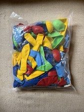Balloons Party Pack Approximately 125-30 Balloons Sealed Variety Of Colors