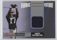 2006 Bowman Fabric of the Future Chad Jackson #CJ 6f8