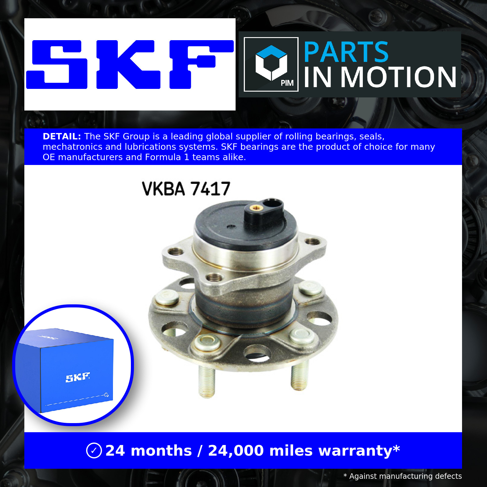 Wheel bearing VKBA 7417 SKF for MITSUBISHI DODGE CHRYSLER JEEP LANCIA - Image 10