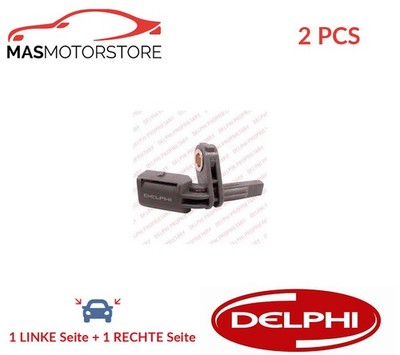 ABS SENSOR DREHZAHLFÜHLER PAAR HINTEN DELPHI SS20062 2PCS A NEU OE QUALITÄT