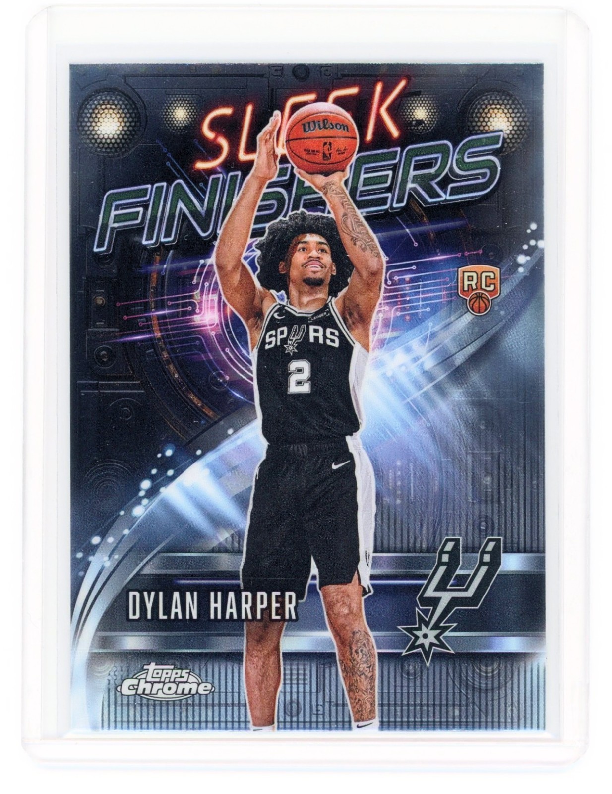 2025 TOPPS CHROME SLEEK FINISHERS #SF-22 DYLAN HARPER (RC)
