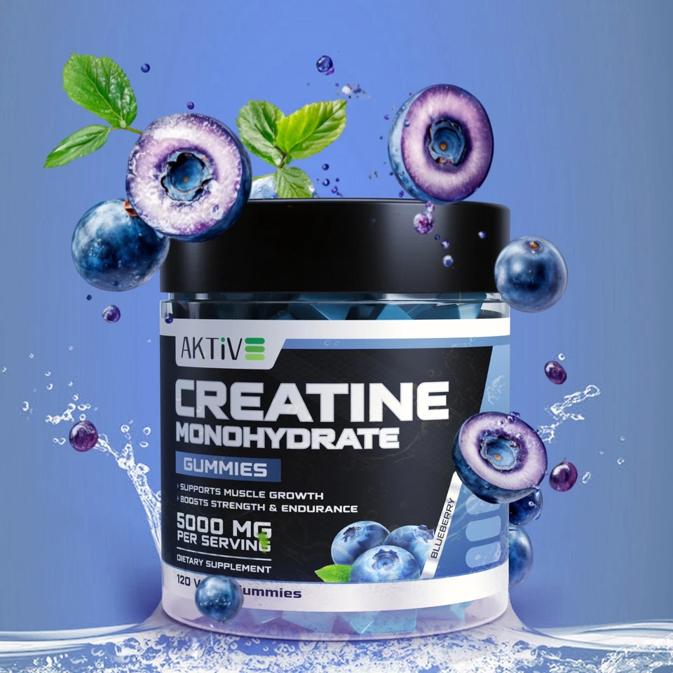 Creatine Monohydrate Gummies 5g Enhance Brain Function + Build Muscle Alpha-GPC - Image 2 of 4