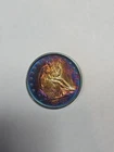 1847 Seated Liberty  Half Dollar Artificial MONSTER TONING
