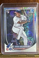 2025 Bowman Chrome - Drake Baldwin #75 Mega Box Mojo Refractor (RC)