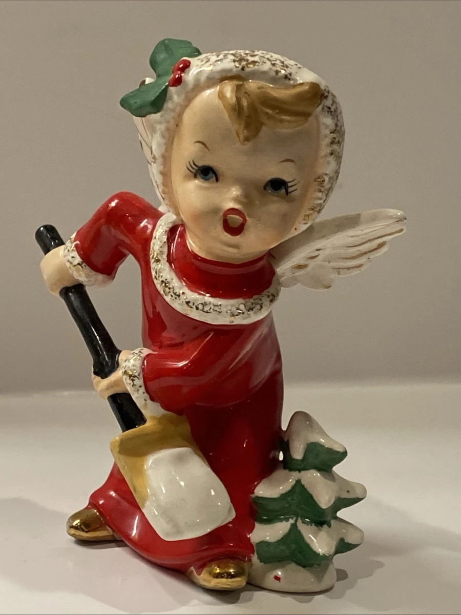 Red Ceramic Original Sculptures & Figurines Collectible 1950-1959