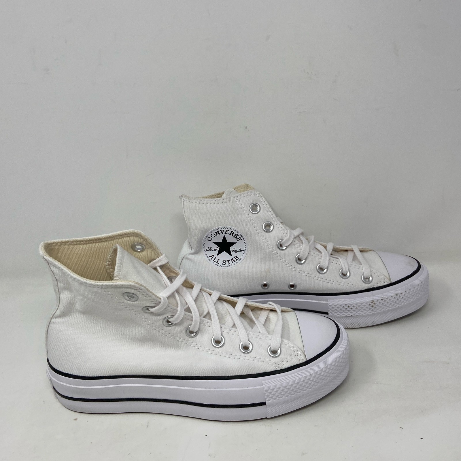 Converse Chuck Taylor All Star Lift Hi Platform White/Black Women’s 7 560846F thumbnail 7