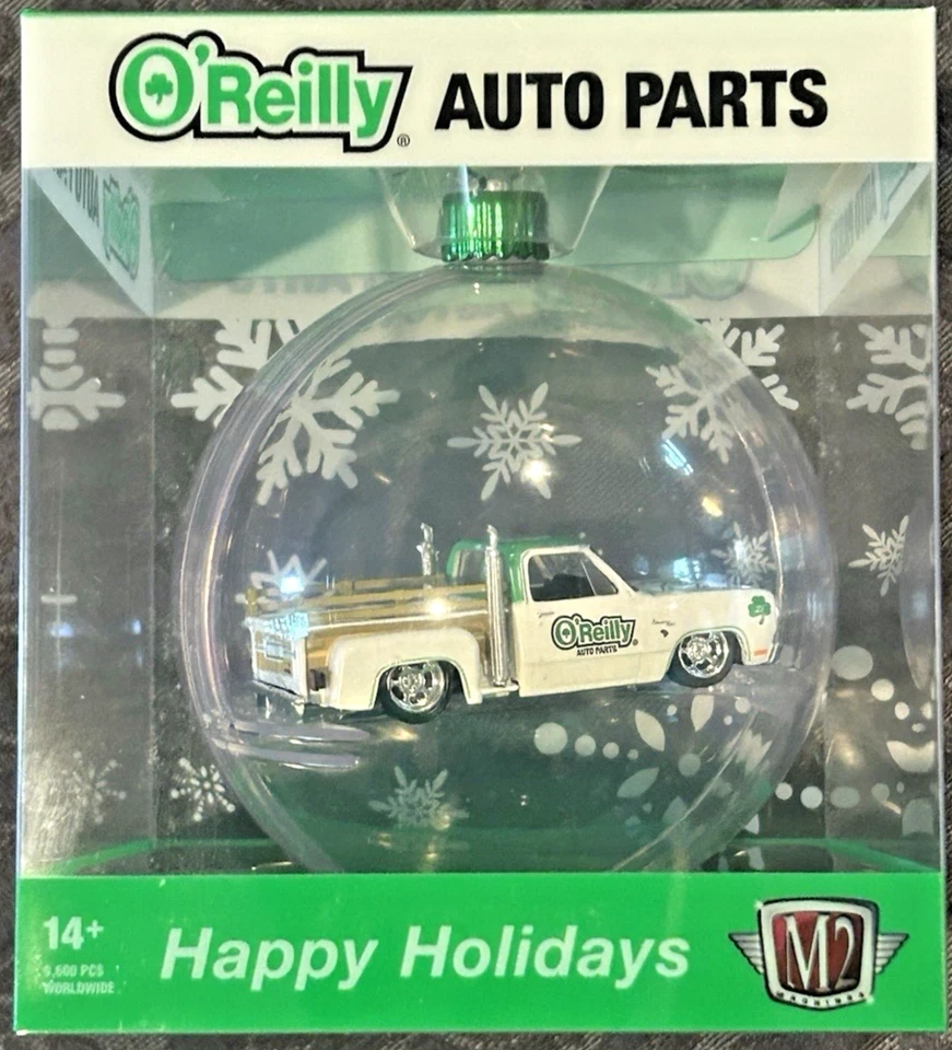 New 2025 M2 Machines O’Rielly Auto Parts Christmas Ornament 1978 Dodge Adventure - Image 4 of 4