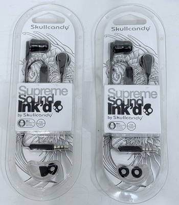 2 Skullcandy Ink'd S2IKDY-003 Earphone with In-Line Microphone BLACK