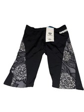 NEW NWT SPEEDO SWIMSUIT JAMMER COMPETITION TRAINING 26 RACE SWIM SUIT HYDRANGEA