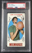 KAREEM ABDUL-JABBAR LEW ALCINDOR PSA 7 1969 TOPPS #25 ROOKIE CARD RC NEAR MINT