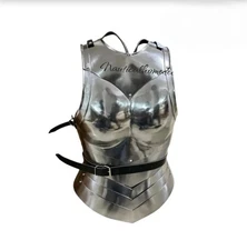Medieval Female Armor Breastplate: Steel or Leather Roman Cuirass