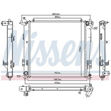 RADIATOR WATER COOLER ENGINE COOLING FOR HYUNDAI KIA 253101H600 NEW