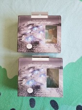 Pier One Pair Of Glimmer Strings/String Lights In Crystal Design - 2 Boxes