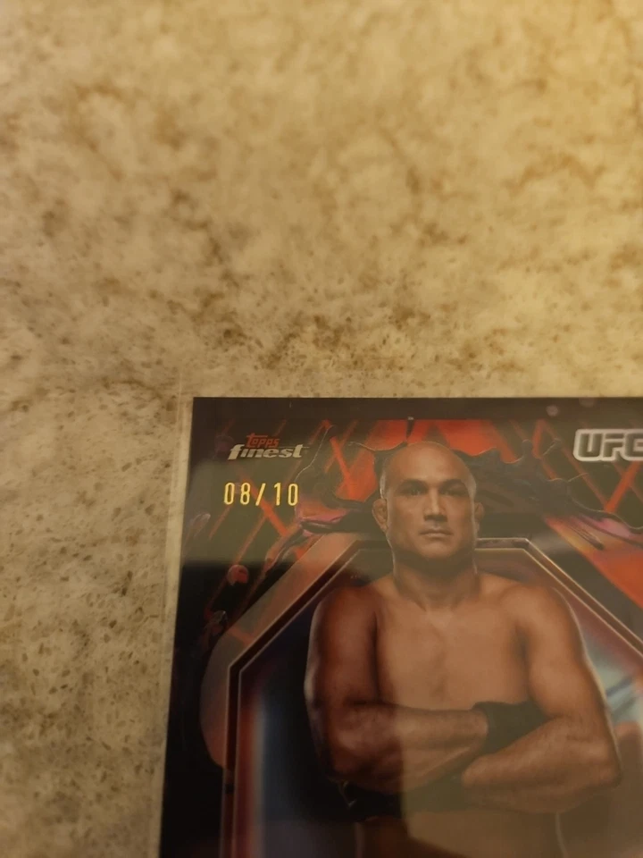 08/10 BJ Penn Topps UFC Finest Refractor 2024 SSP Clean #203 Rare - Image 2 of 4