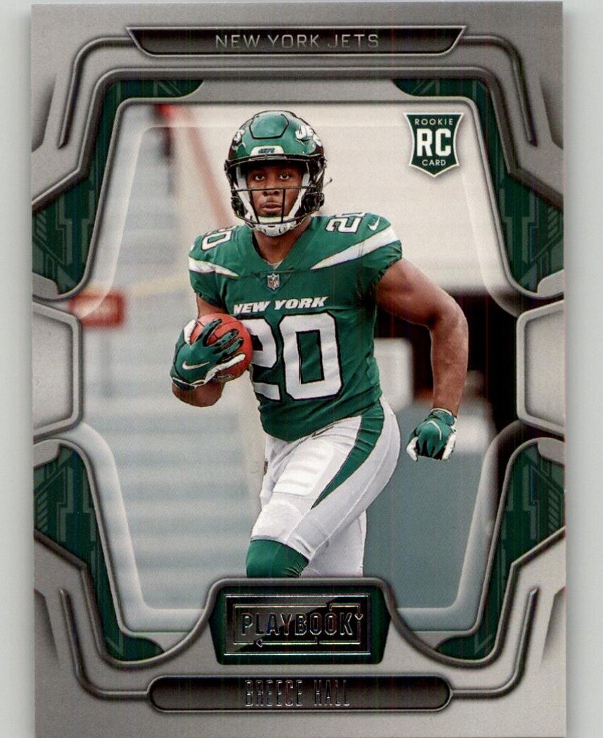 2022 Panini Playbook Breece Hall Rookie #114 RC New York Jets