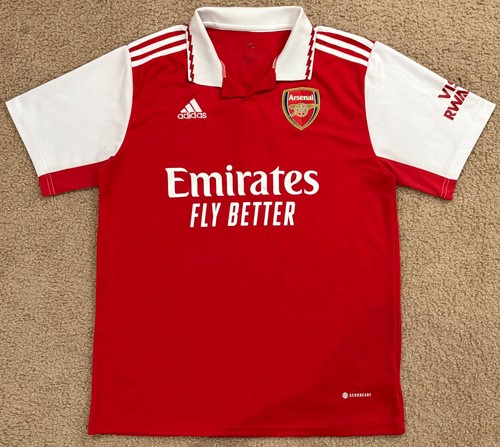 Adidas 2022/23 Arsenal #7 Saka men’s Red Home Kit Futbol Soccer Jersey size XL