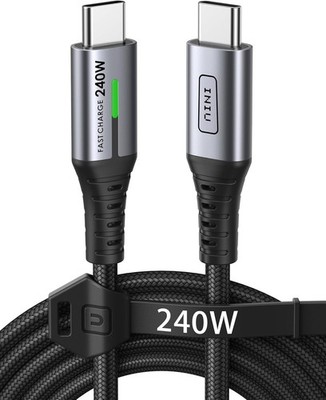 USB C Kabel 2m PD Schnellladekabel Nylon Geflochten für iPhone Samsung Pixel