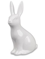 Dekofigur Hase Klassik Sitzend Weiß H. 25Cm Keramik Formano F25