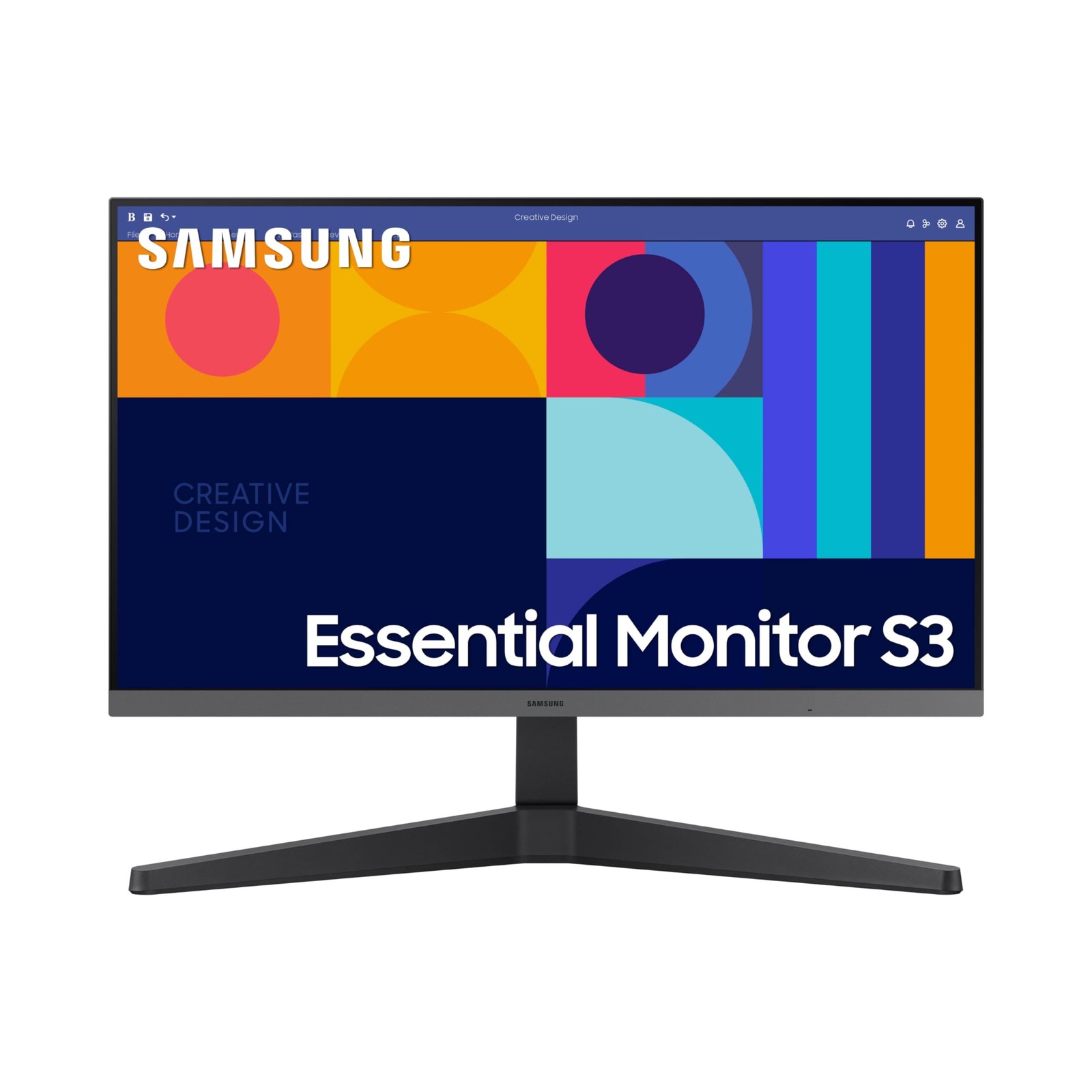 Samsung 27-Inch S33GC Series Business Essential Computer Monitor, IPS Panel