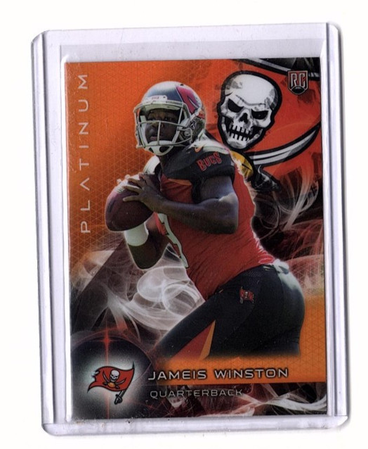 Jameis Winston RC 2015 Topps Platinum #101 Orange Refractor