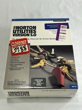 Symantec The Norton Utilities IBM PC DOS Version 5.0 3.5 5.25 Disks Vintage