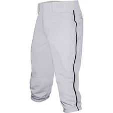 Baseball Express Youth Triple Play Piped Knicker Pant WHITE | BLACK XL
