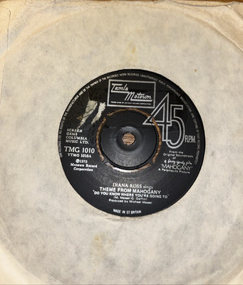 Diana Ross Theme From Mahogany Do You Know Where You re Going To SINGLE