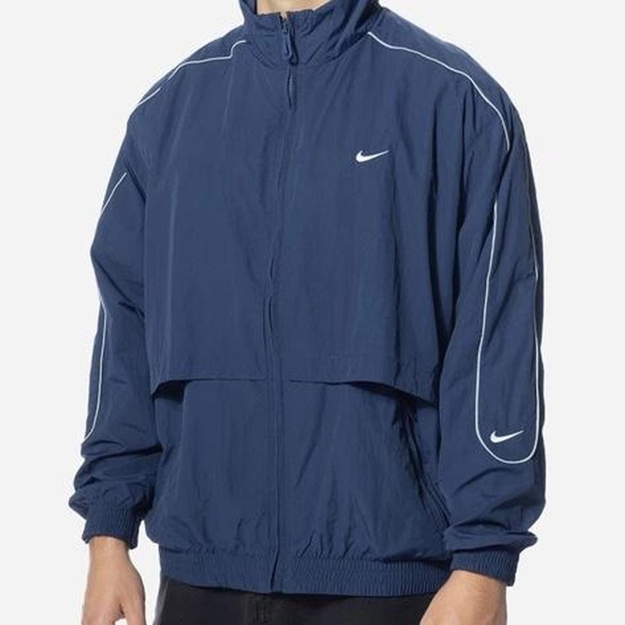 Nike Sportswear Solo Swoosh Woven Track Jacket FB8622-437Mens Size XS New No Tag thumbnail 5