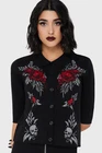 Killstar Batty Blaze Cardigan Sweater Womens Goth Alternative