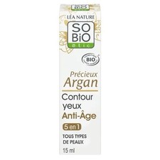 SO BIO Précieux argan sérum contour des yeux anti âge 5 en 1