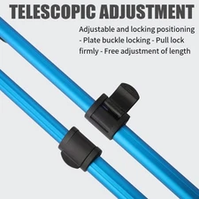 Folding Landing Net Adjustable Length Compact Storage Lightweight Construction