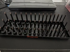 Snap On ka383metbk 3/8 metric post 3 row socket tray black