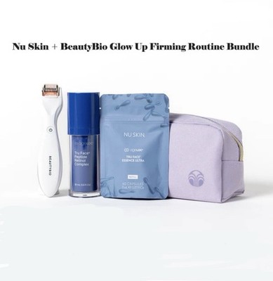 NuSkin Nu Skin X BeautyBio Glow Up Firming Routin Bundle Micro Niddle Device
