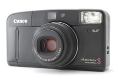 [NEUWERTIG] Canon Autoboy S PANORAMA schwarze analoge Kompaktkamera 35 mm aus...