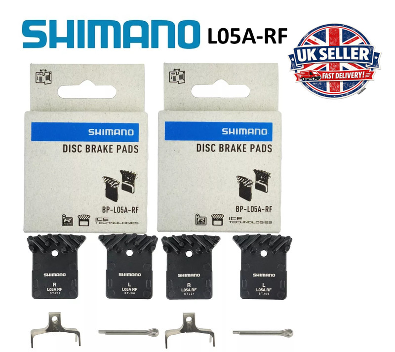 2 x Pair Shimano L05A Brake Pads Resin Mtb Bike UK Bike