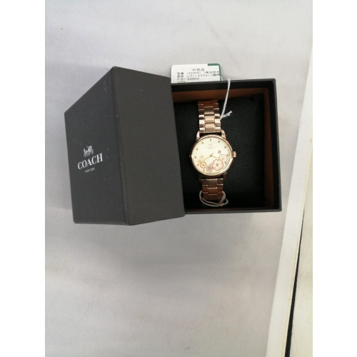 COACH Women's Quartz Watch Grand 14506057 Water Resistant to 3 ATM
