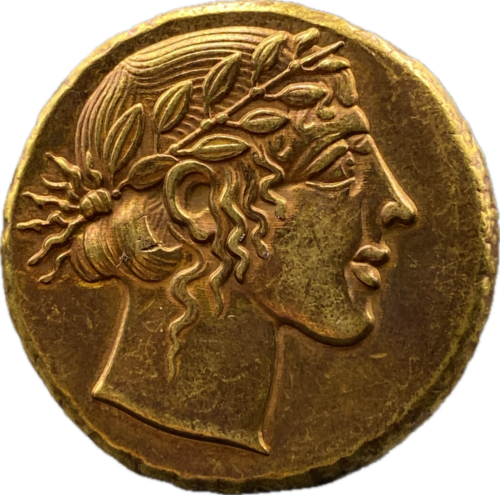 Stara moneta grecka pamiątka medale pozłacane (37,6g) - Zdjęcie 1 z 12