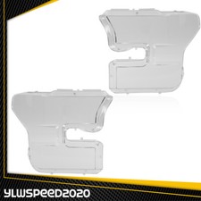 Headlights Lamps Protector Lens Cover Clear Fit For 2015-2017 Ford F150 F-150