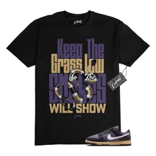 Dunk Dark Raisin Next Nature White Black Sesame T Shirt to Match GRASS