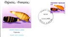 FAUNA SEA SHELLS MARINE LIFE 1989 FRENCH POLYNESIA 3 FDC