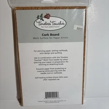 Cork Board Timeless Touches 5.75x8.75 in Paper artist, quilling, wire design NEW
